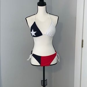 Texas string bikini!